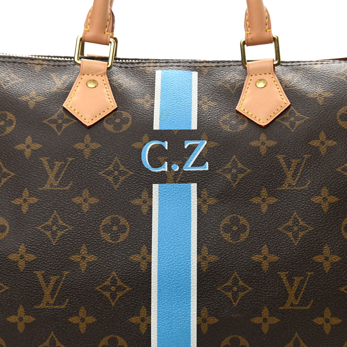 Monogram My LV Heritage Speedy 40 Blue White