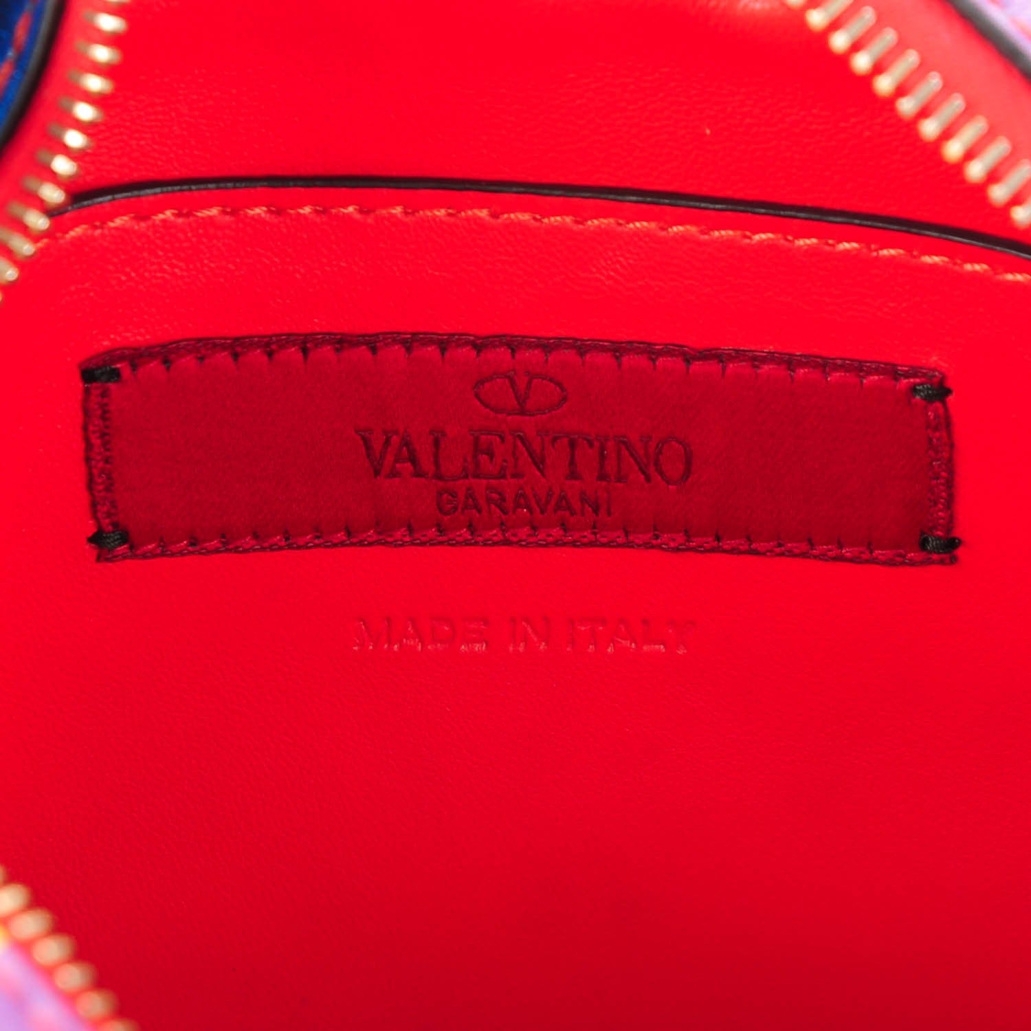 Valentino Garavani Vitello 1973 Rockstud Camera Crossbody Bag Multicolor 6 of 7