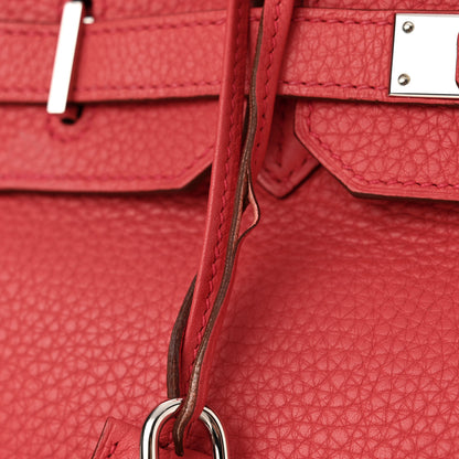 Hermes Taurillon Clemence Birkin 35 Bougainvillea 14 of 16