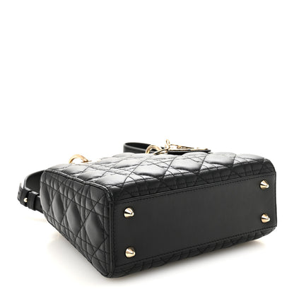 Christian Dior Lambskin Cannage Small My ABCDior Lady Dior Black 4 of 10