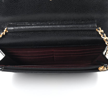 Chanel Caviar Quilted Wallet On Chain WOC Black 5 of 11