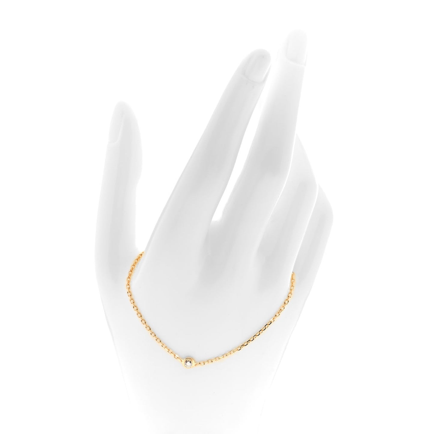 18K Yellow Gold Diamond SM D'Amour Bracelet