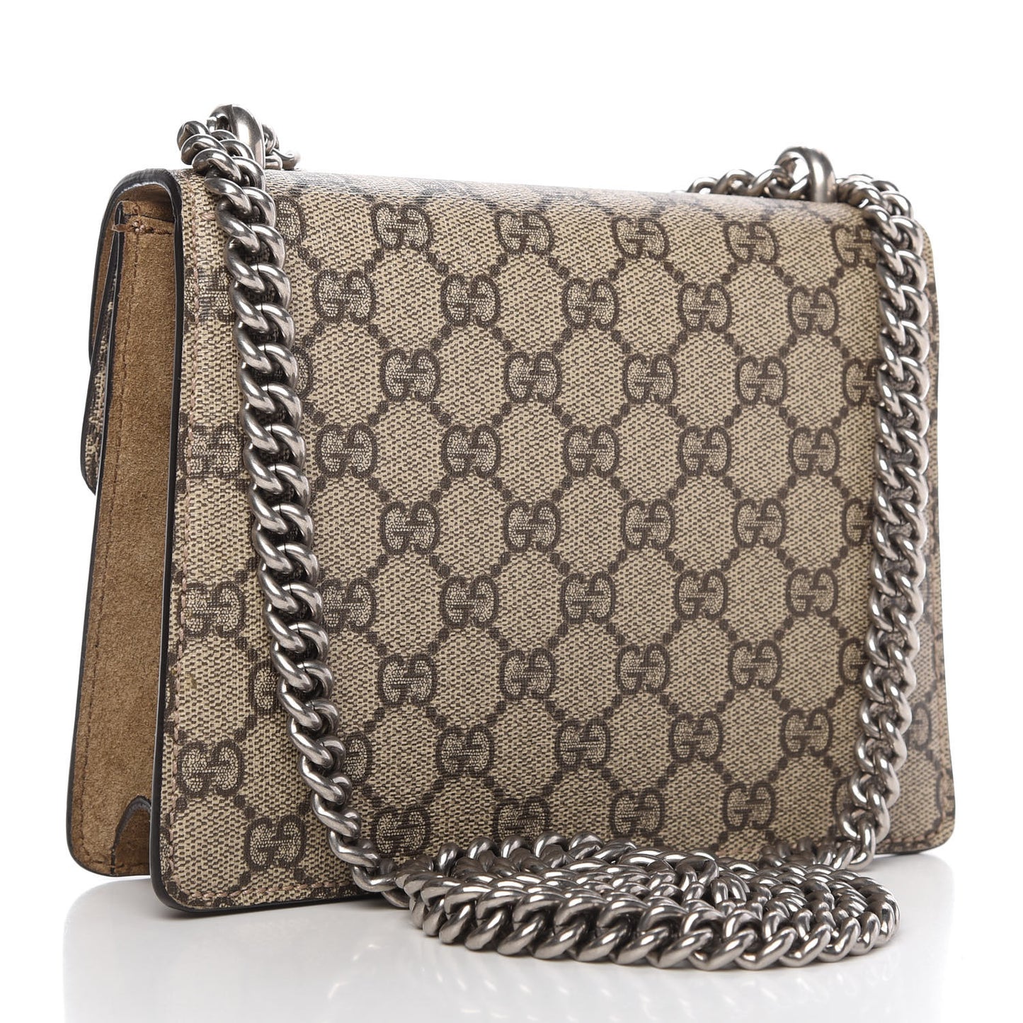 GG Supreme Monogram Mini Dionysus Shoulder Bag Taupe