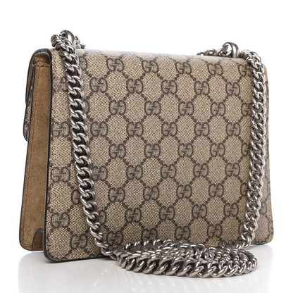 Gucci GG Supreme Monogram Mini Dionysus Shoulder Bag Taupe 3 of 13