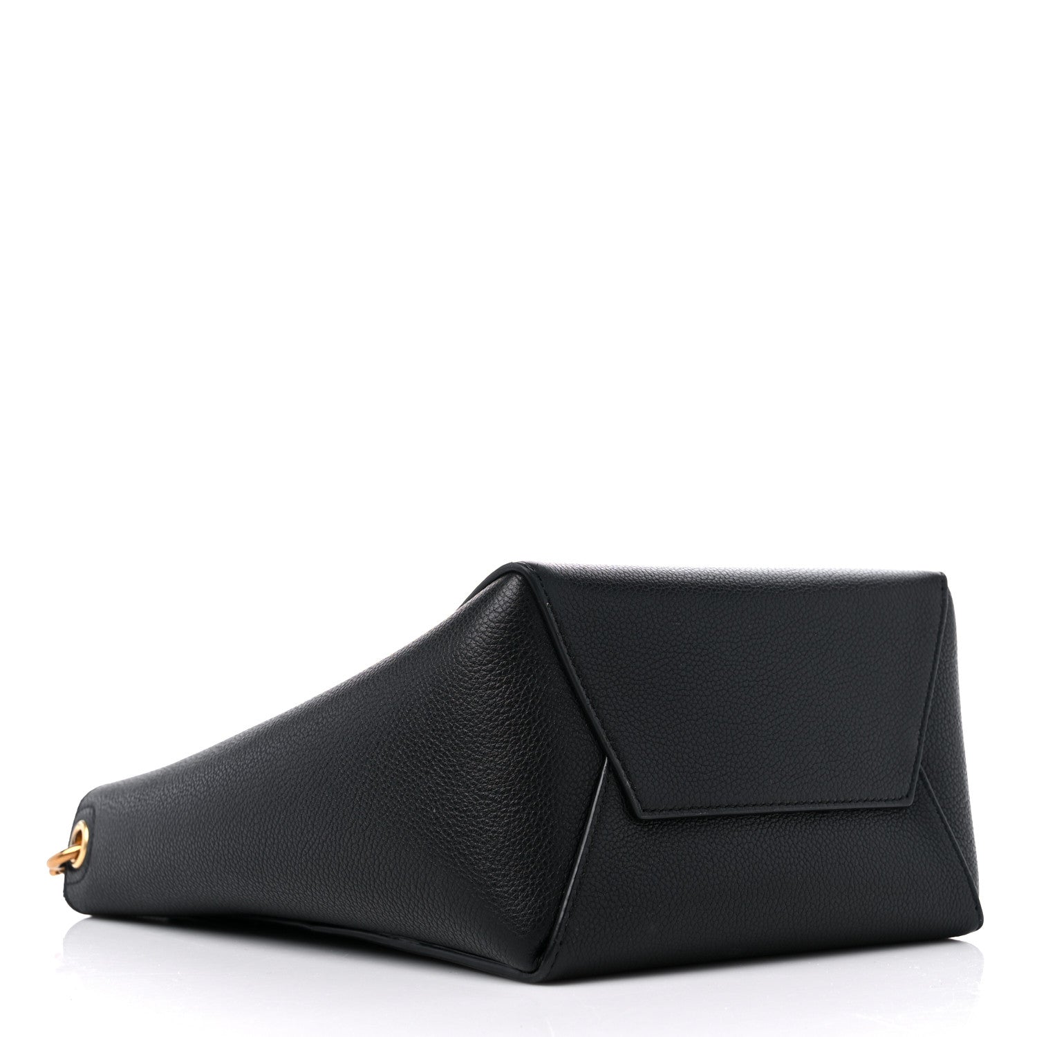 Celine Soft Grained Calfskin Small Sangle Bucket Bag Black 4 of 12