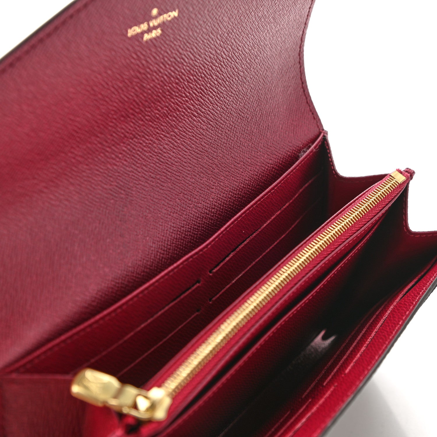 Louis Vuitton Monogram Sarah Wallet NM Coquelicot 7 of 8