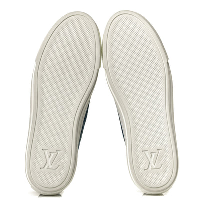 Louis Vuitton Denim Monogram Stellar Sneakers 38.5 Bleu Jeans Blue 6 of 8