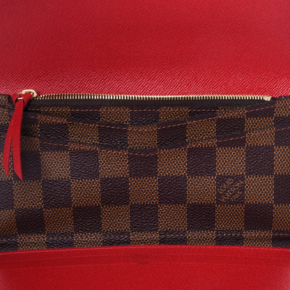 Louis Vuitton Damier Ebene Josephine Wallet Red 11 of 12