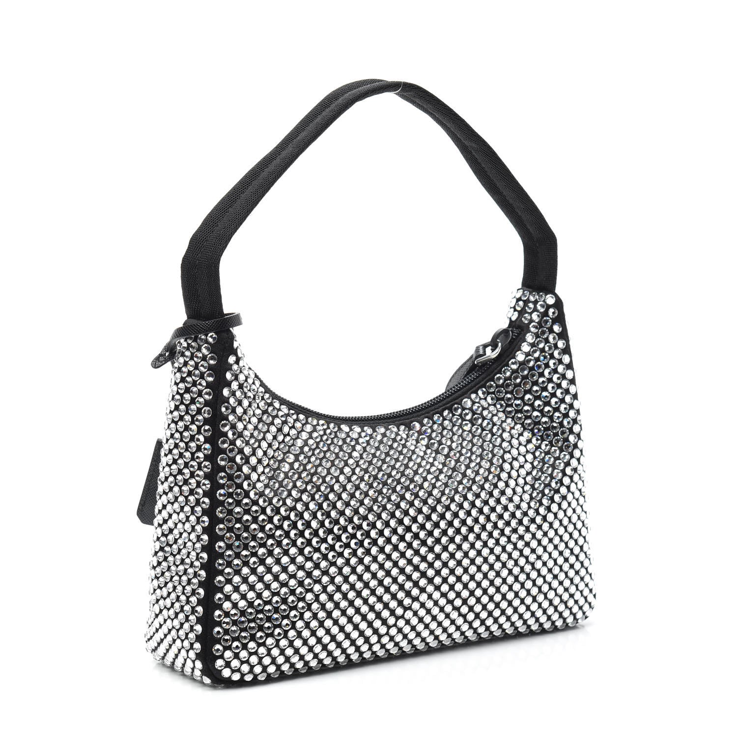 Prada Satin Crystal Mini Re-Edition 2000 Bag Cristal 3 of 8
