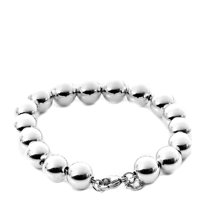Tiffany Sterling Silver 10mm HardWear Ball Bracelet 3 of 5