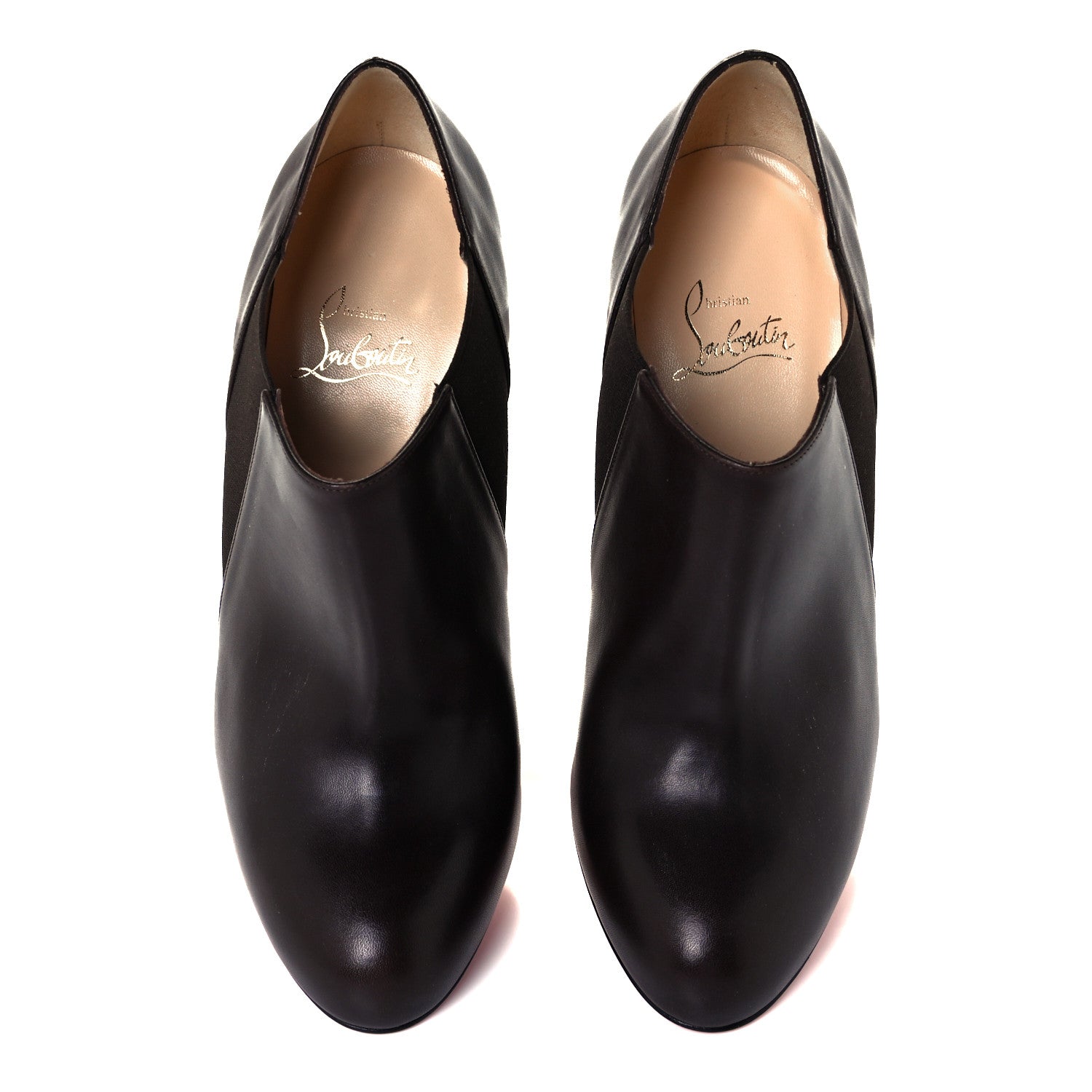 Christian Louboutin Calfskin Lastoto 100 Ankle Boots 38.5 Cacao 5 of 10