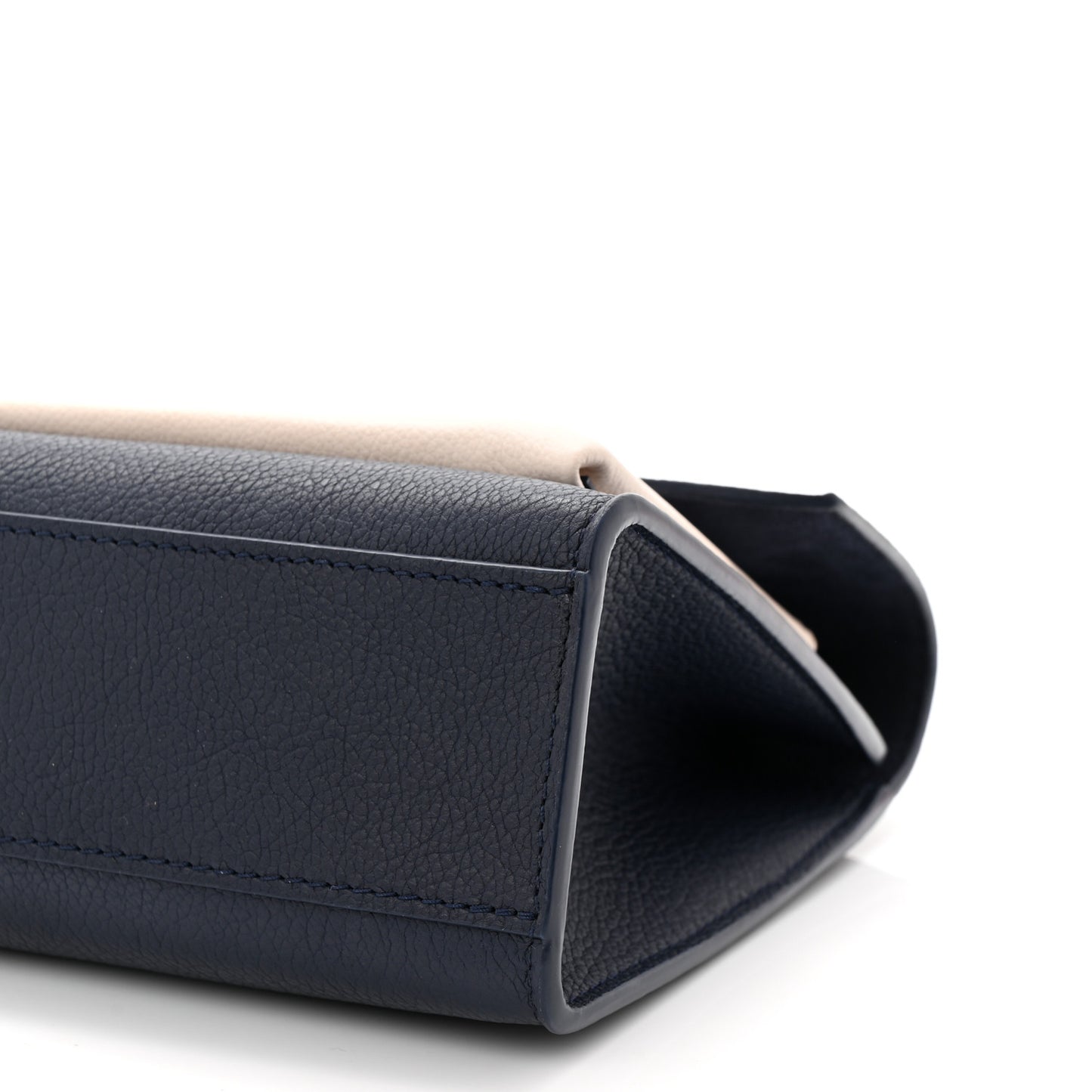 Soft Calfskin Mylockme Chain Bag BB Navy