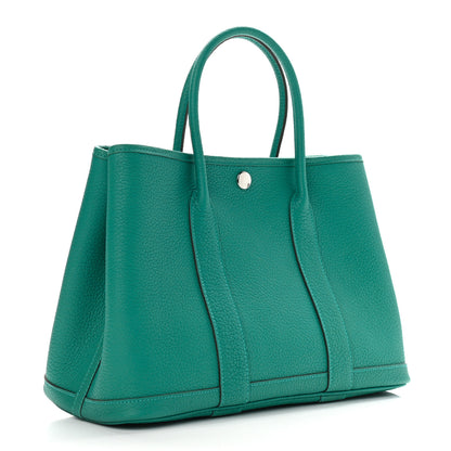 Hermes Negonda Garden Party Tote 30 TPM Vert Verone 3 of 9