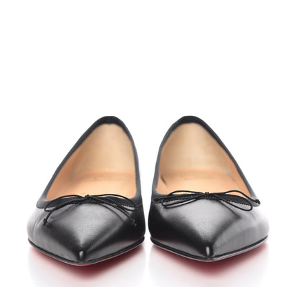 Christian Louboutin Shiny Nappa Solasofia Flats 37 Black 2 of 8