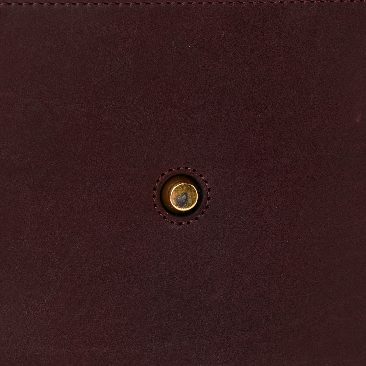 Smooth Calfskin Small Tie Knot Tote Burgundy