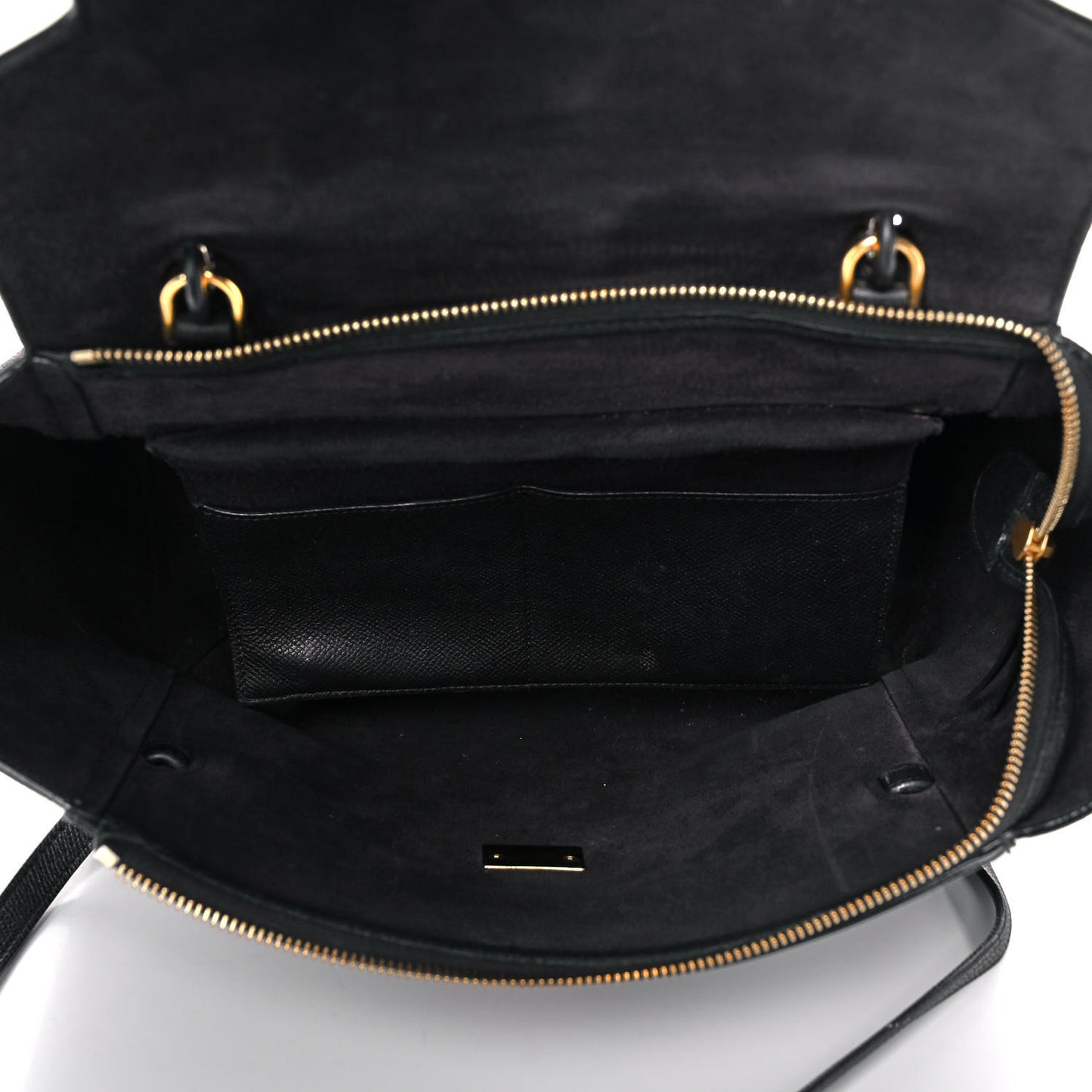 Grained Calfskin Mini Belt Bag Black