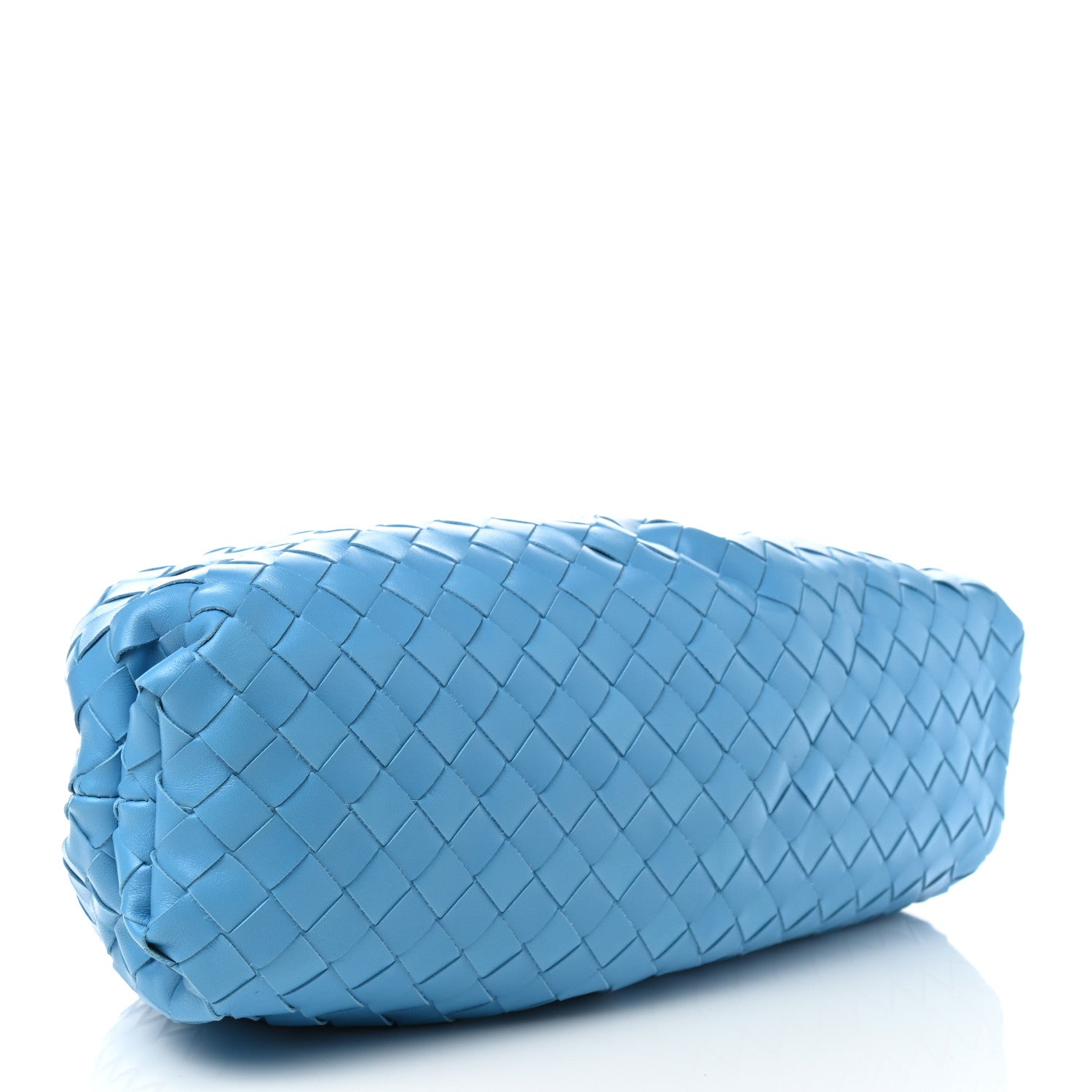 Bottega Veneta Nappa Maxi Intrecciato The Pouch Oversized Clutch Swimming Pool 4 of 9