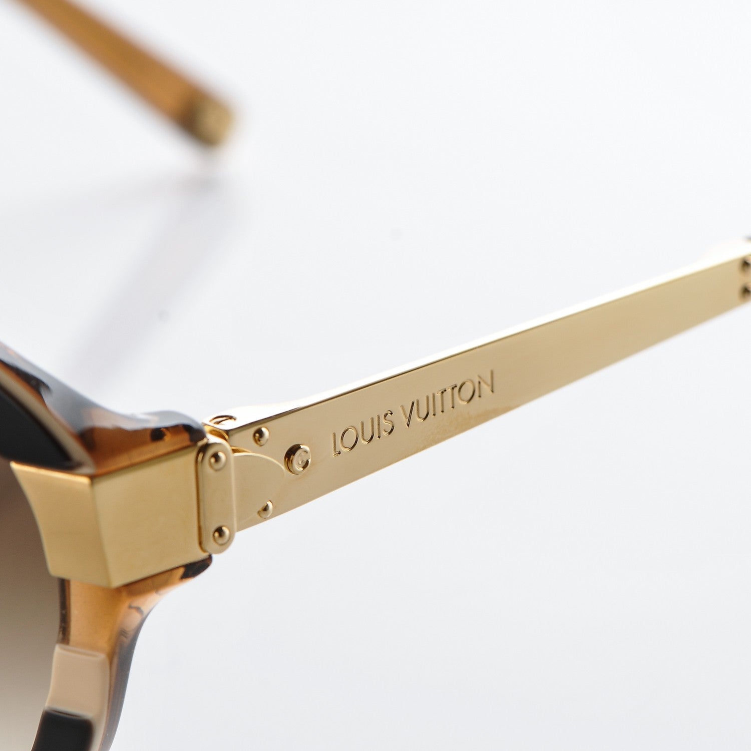 Louis Vuitton Petit Soupcon Cat Eye Sunglasses Z0487W Brown 7 of 9