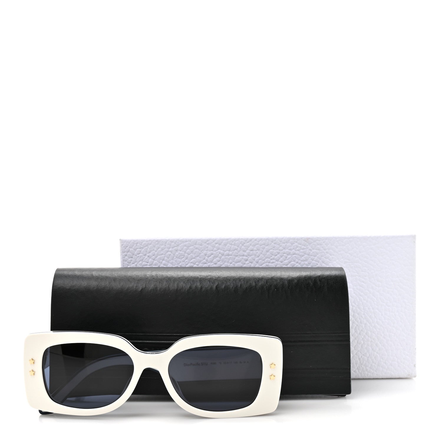 Christian Dior Diorpacific S1U Square Sunglasses White Blue