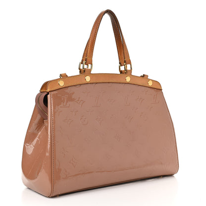 Louis Vuitton Vernis Brea MM Rose Velours 3 of 18
