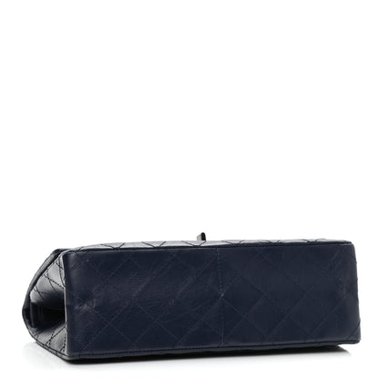 Chanel Aged Calfskin Quilted 2.55 Reissue 226 Flap Navy Blue 4 of 12