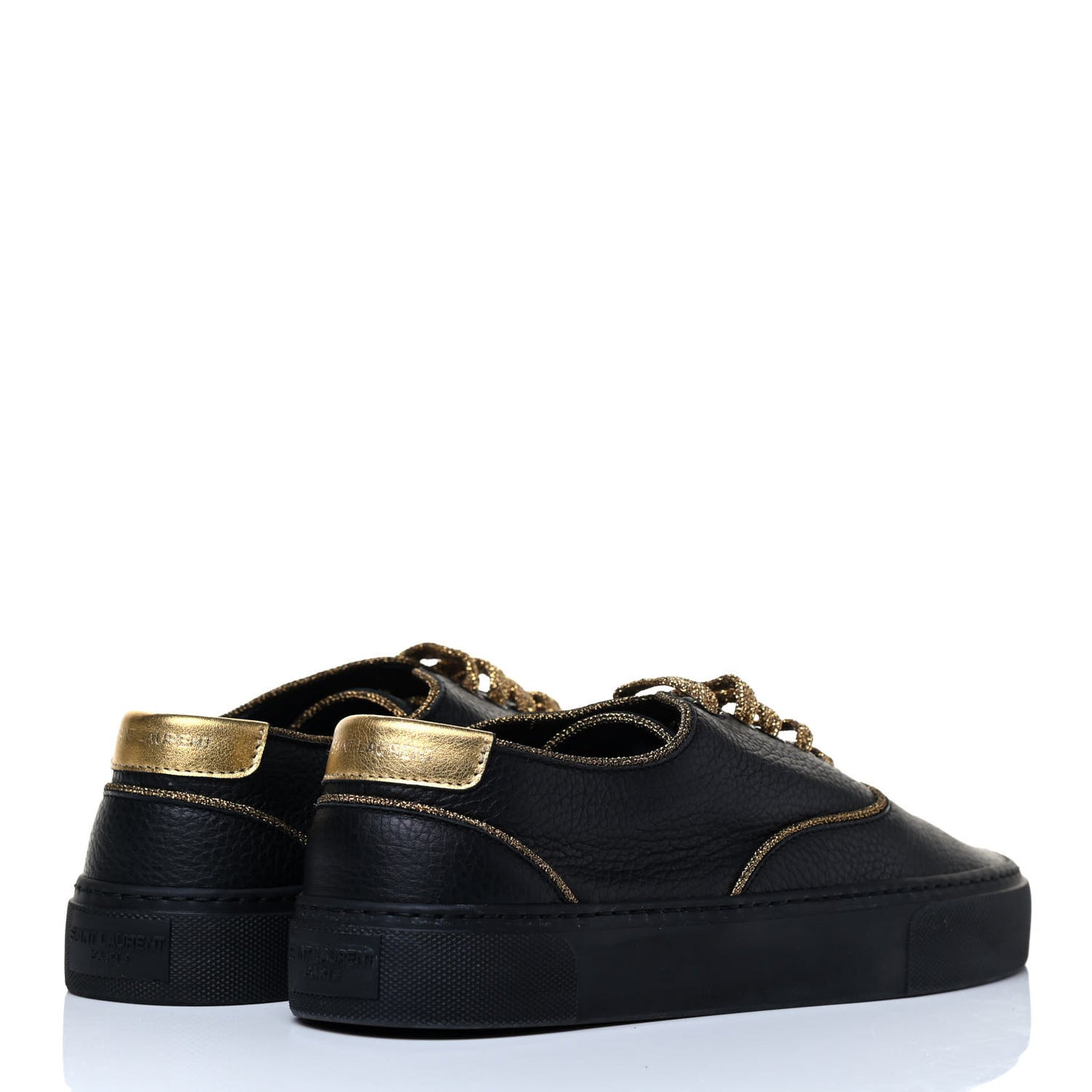 Nappa Venice Sneakers 38 Black Gold