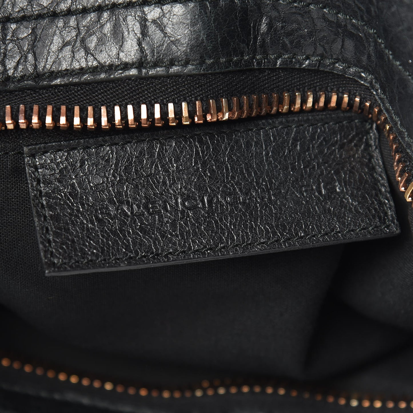 Agneau Giant 21 Rose Gold Hardware Part Time Black