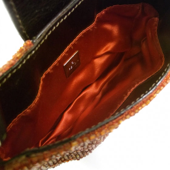 Fendi Sequin Mini Baguette Beaded Evening Bag 5 of 9