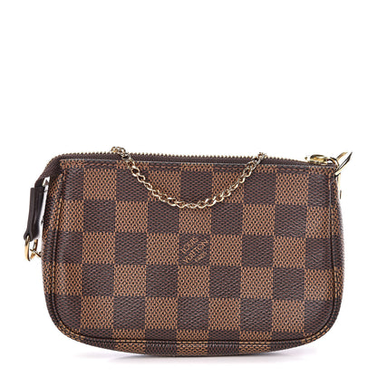 Louis Vuitton Damier Ebene Mini Pochette Accessories 1 of 8