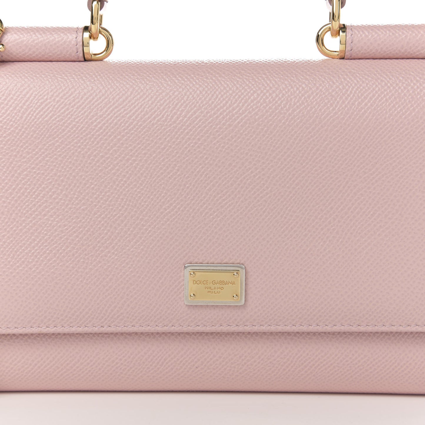 Dauphine Miss Sicily Smart Gloss Crossbody Bag Pink
