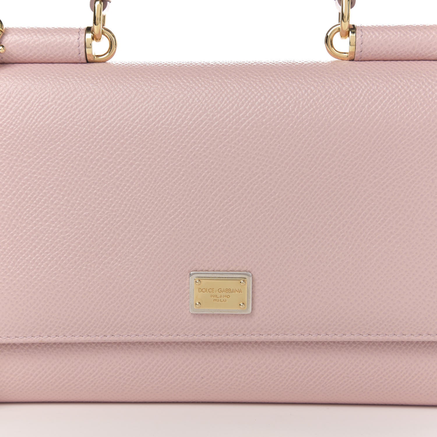Dolce & Gabbana Dauphine Miss Sicily Smart Gloss Crossbody Bag Pink 12 of 12