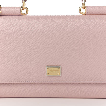 Dolce & Gabbana Dauphine Miss Sicily Smart Gloss Crossbody Bag Pink 12 of 12