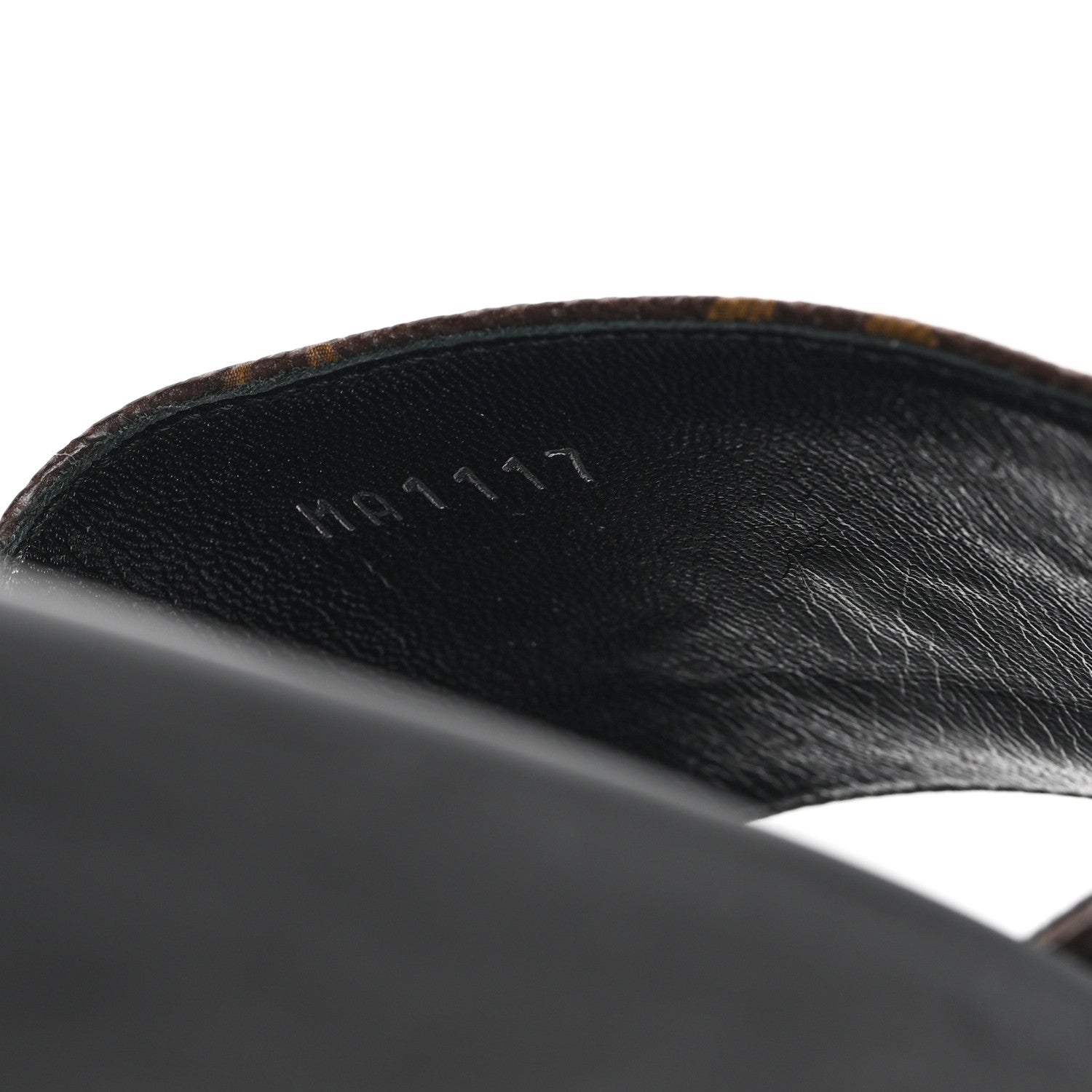 Louis Vuitton Metallic Calfskin Monogram Logo Sunbath Slide Sandals 38 9 of 9