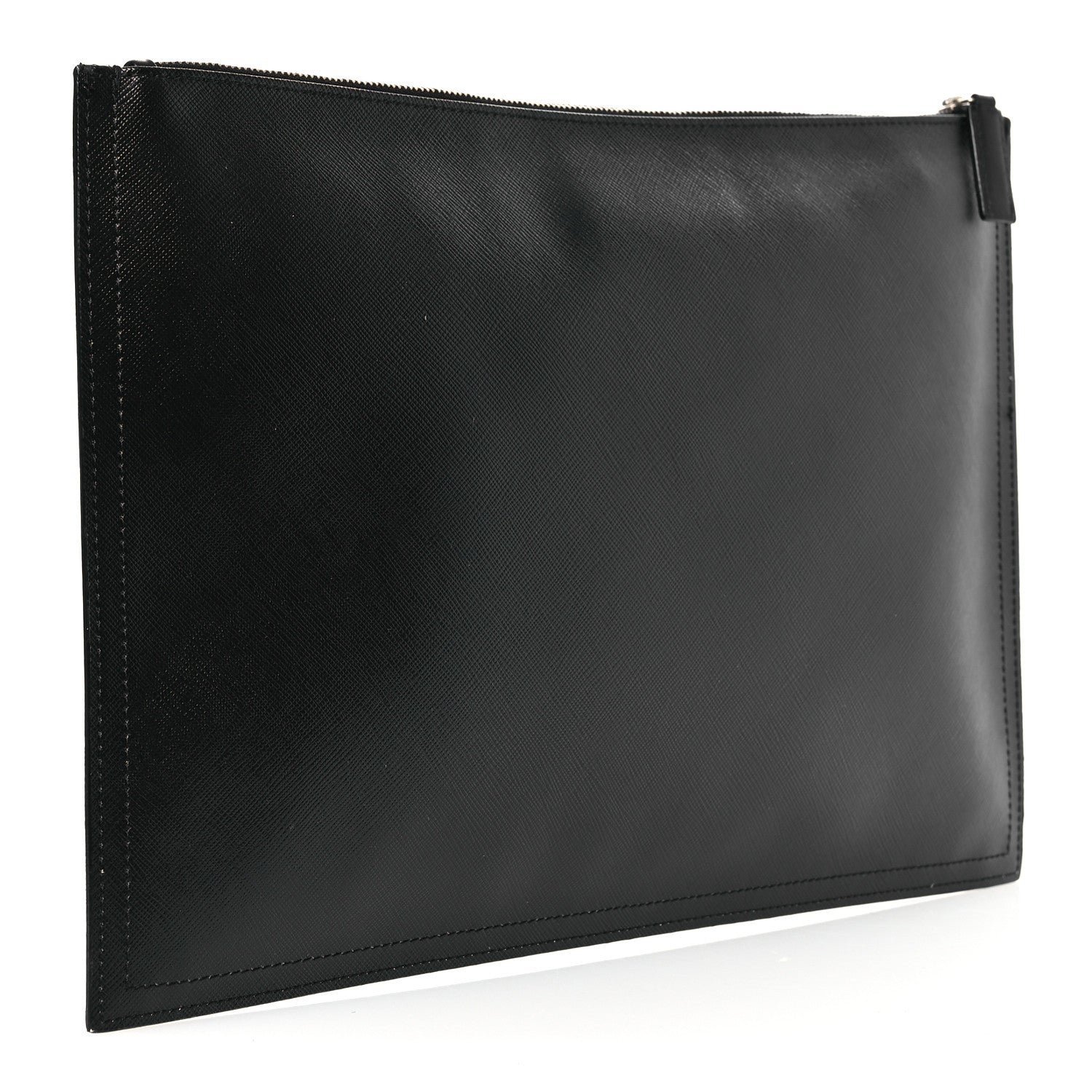 Givenchy Textured Coated Canvas Madonna Print Large Cosmetic Pouch Black 3 of 11