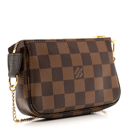 Louis Vuitton Damier Ebene Mini Pochette Accessories 3 of 7