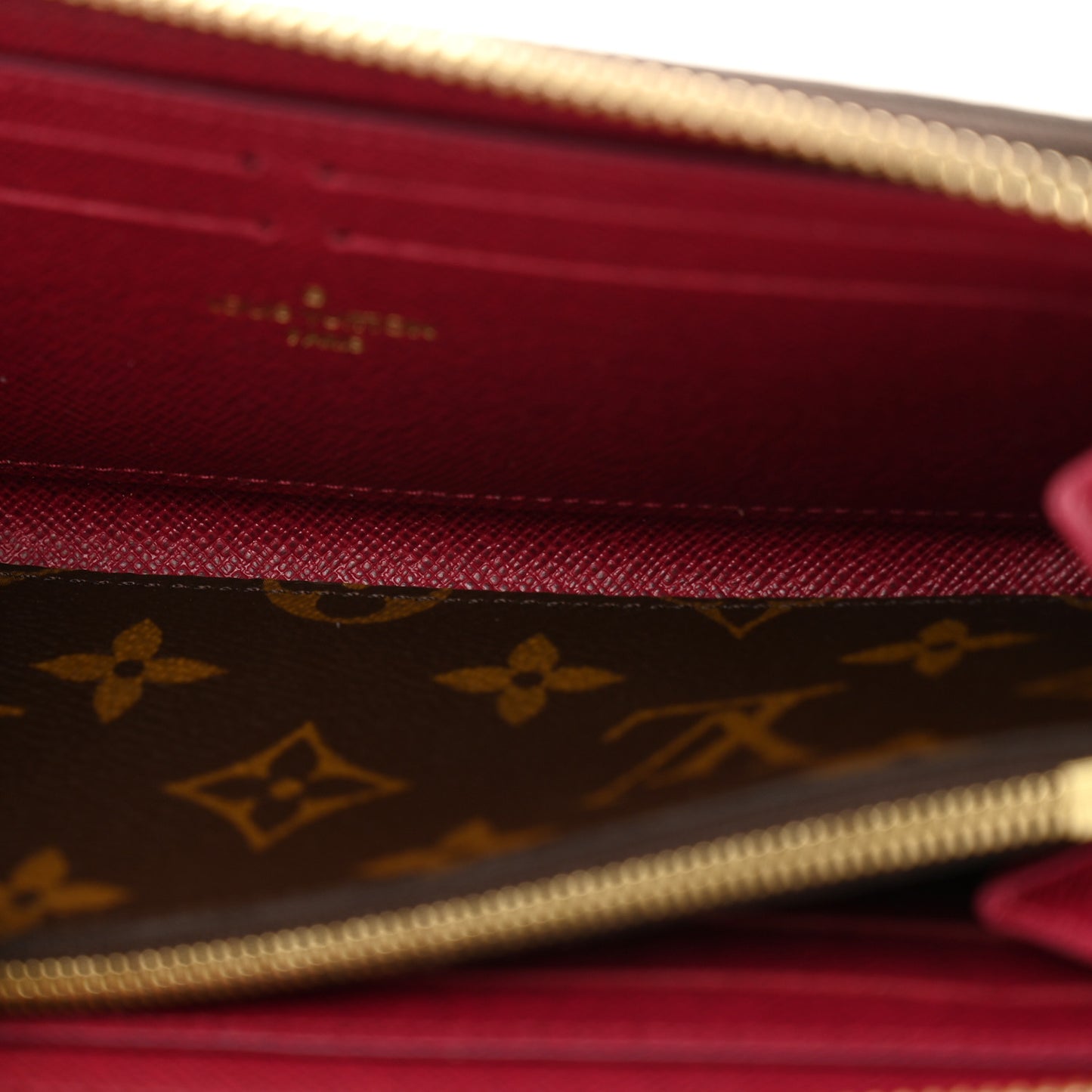 Monogram Clemence Wallet Fuchsia