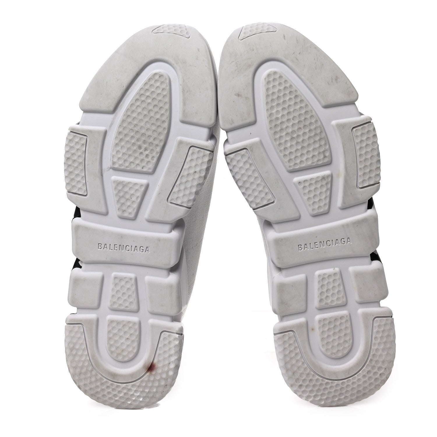 Balenciaga Neoprene Knit Mens Speed Graffiti Sneakers 46 White Black 5 of 9