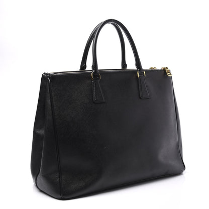Prada Saffiano Large Galleria Double Zip Tote Black 2 of 16