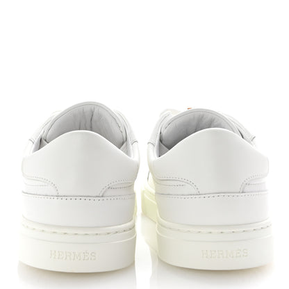 Hermes Calfskin Day Sneakers 35.5 White 6 of 10