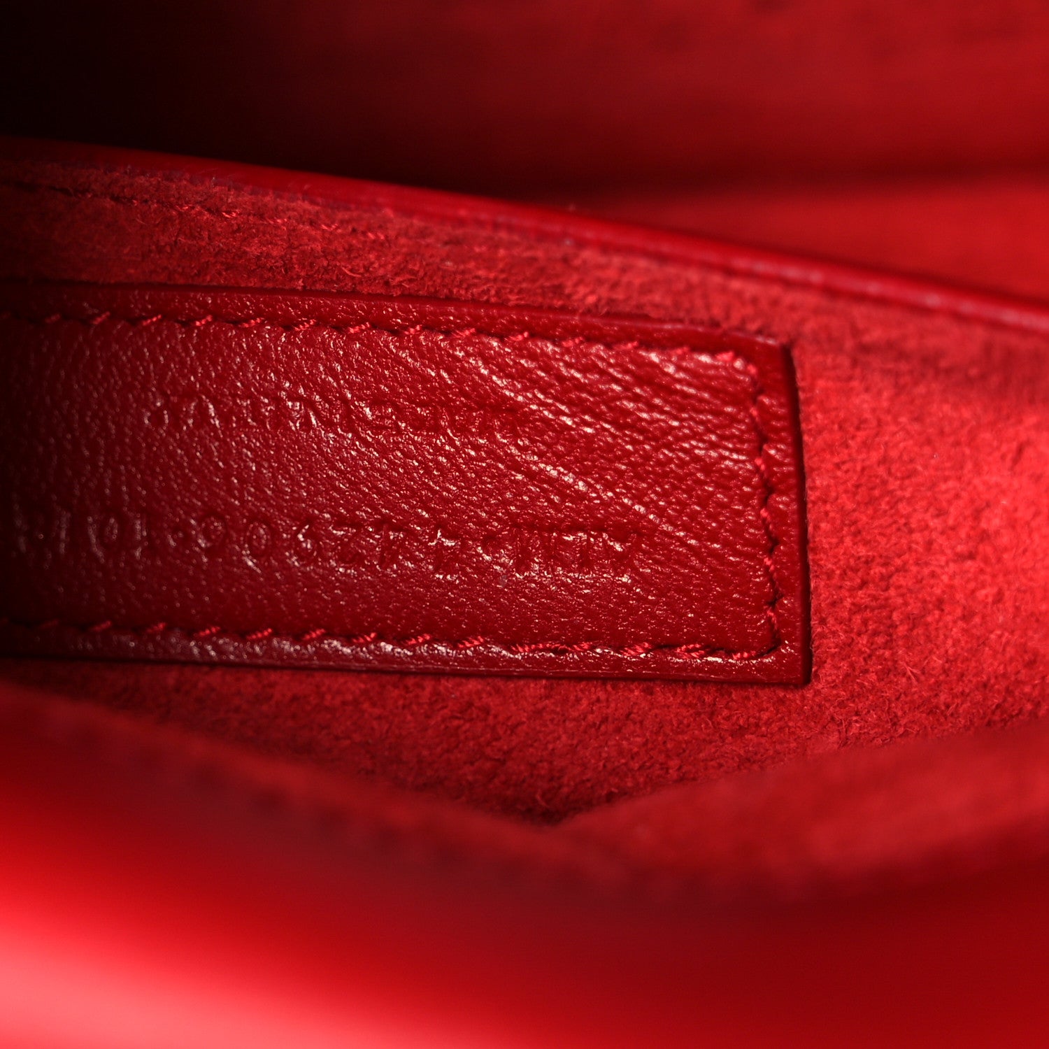 Saint Laurent Calfskin Medium Monogram Sunset Rouge Eros 8 of 11