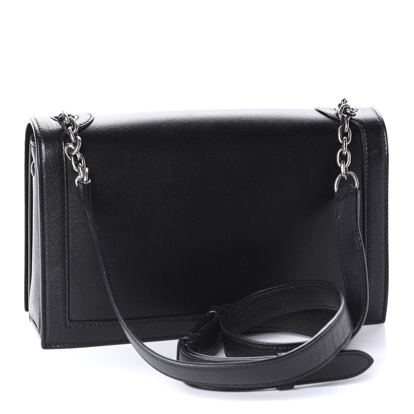 Calfskin Monogram Book Bag Black