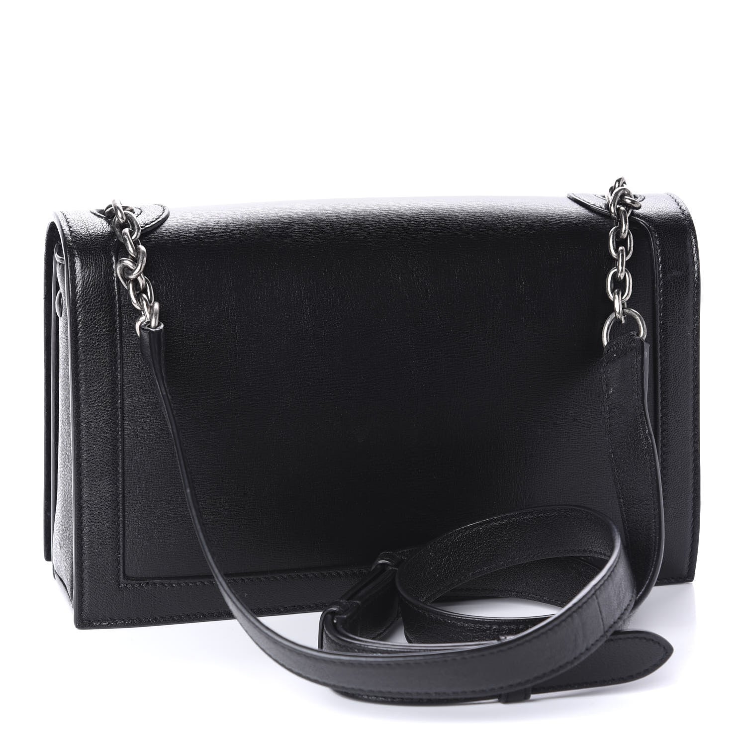 Saint Laurent Calfskin Monogram Book Bag Black 3 of 11