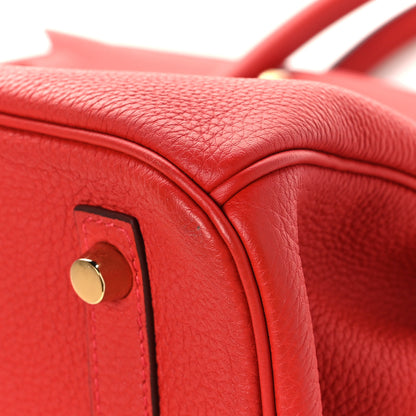 Hermes Togo Birkin 30 Rouge Tomate 10 of 12