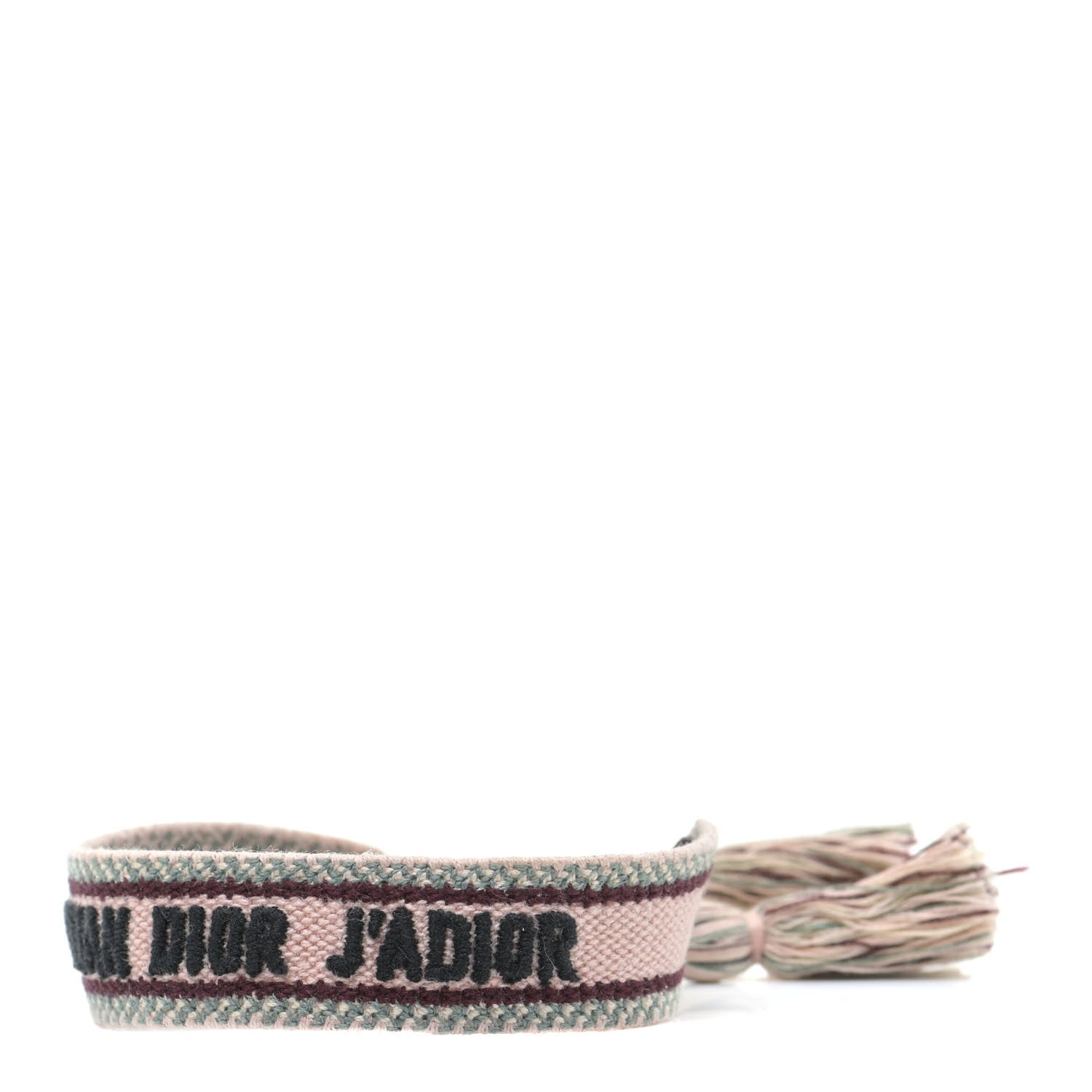 Christian Dior Woven Cotton J'Adior Friendship Bracelet Set Pink Multicolor 4 of 4