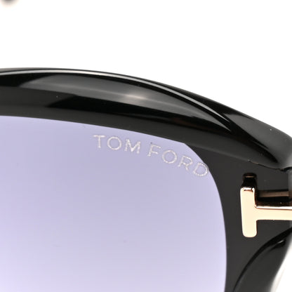 Tom Ford Leigh Round TF850-F Sunglasses Black 7 of 8