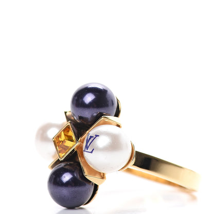 Louis Vuitton Pearl Cry Me A River Ring 6.5 2 of 7