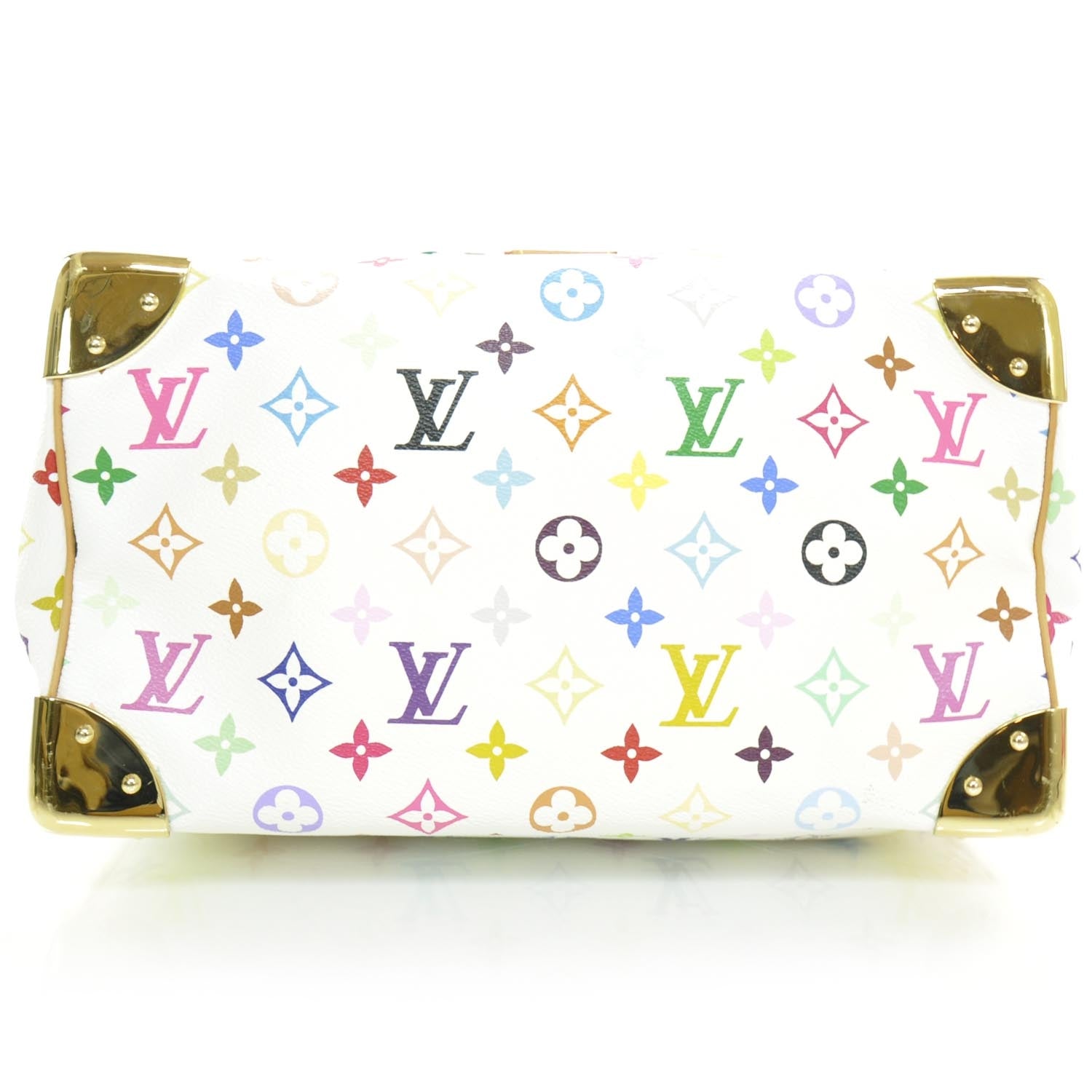Louis Vuitton Monogram Multicolor Speedy 30 White 5 of 10