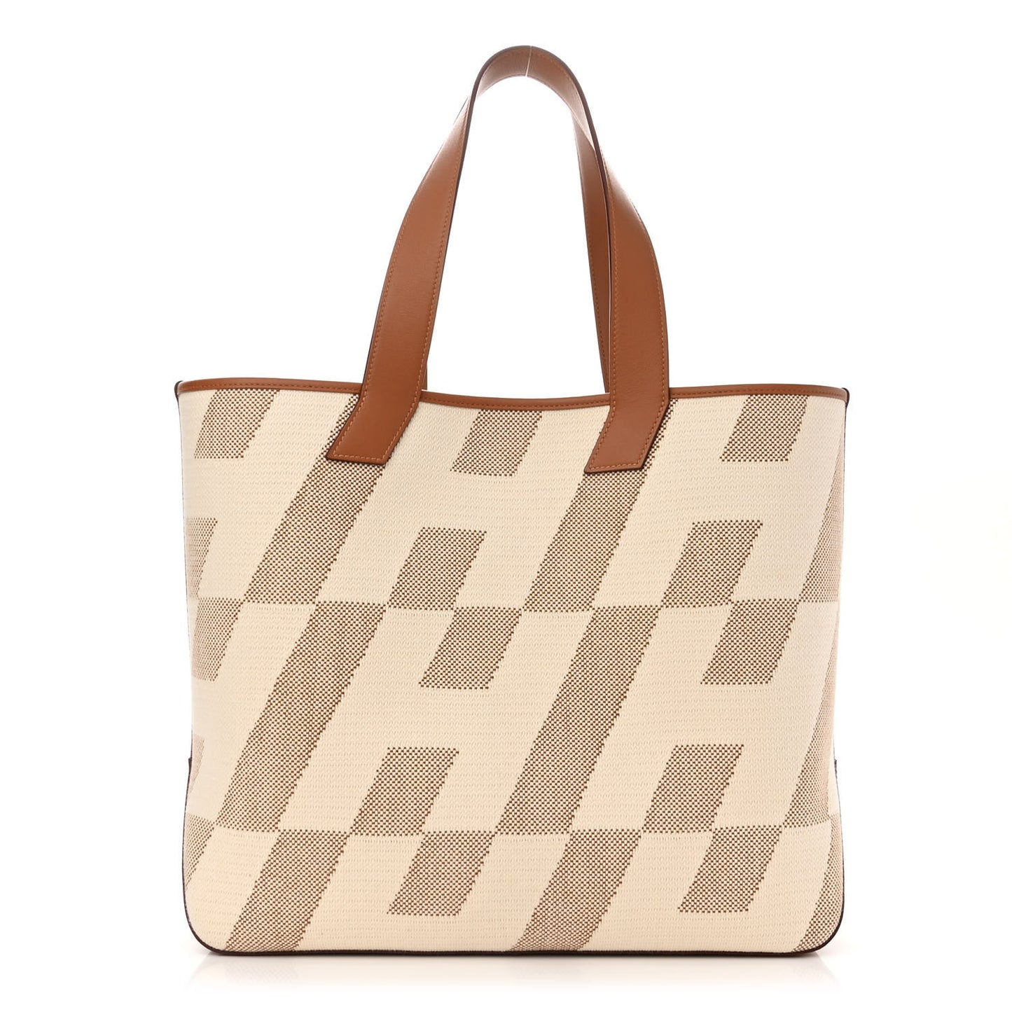 Swift H Canvas Cabas H En Biais 40 Ecru Naturel Gold