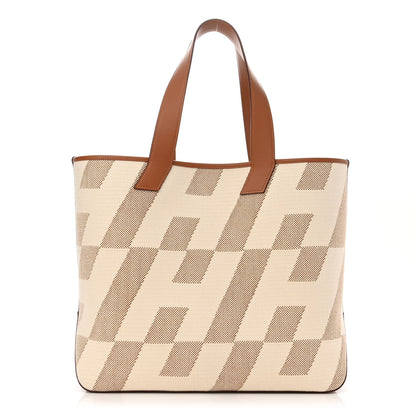 Hermes Swift H Canvas Cabas H En Biais 40 Ecru Naturel Gold 1 of 12