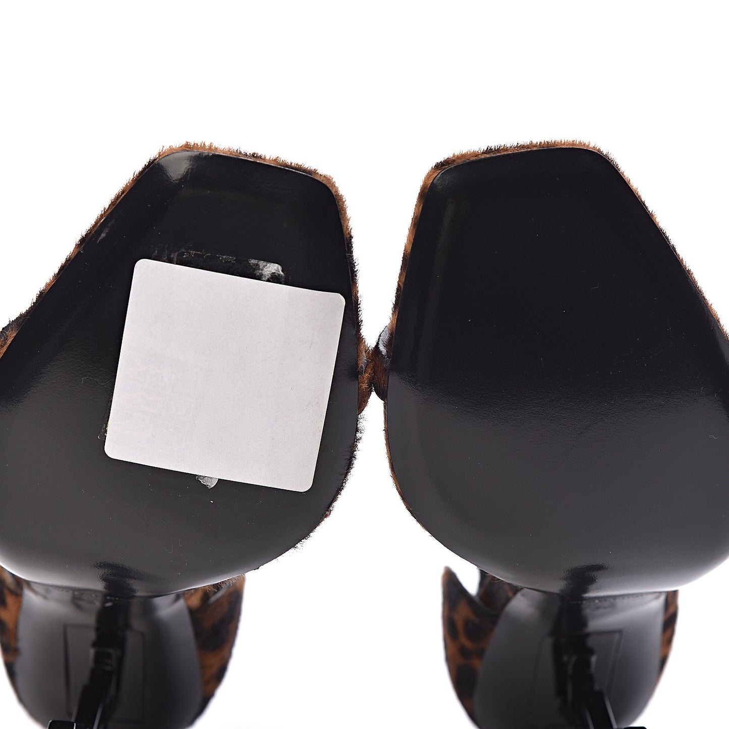 Calf Hair Leopard Opyum 110 Sandals 37 Brown